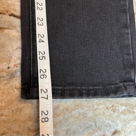 Nasty Gal Jeans NWT size 40 (US 8) Are You Gonna Say High-Waist Cropped black - Picture 11 of 12